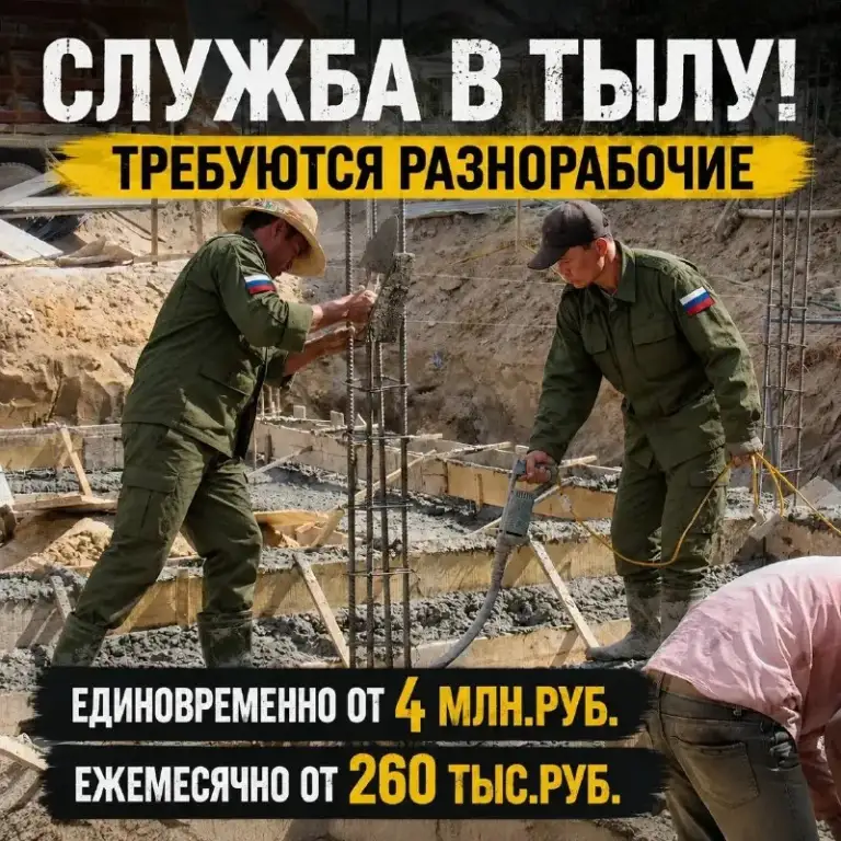🛠 Требуются разнорабочие

Ищешь надежную работу без жестких требований к опыту, с высоким доходом и гарантированными выплатами? Открыт набор разнорабочих с полным организационным обеспечением!

Узнать подробности и подать заявку: https://clck. Ru/3vpjul

💰 Финансовые условия:
• Единовременная выплата при подписании: от 3 300 000 рублей
• Ежемесячный доход: от 235 000 рублей
• Полное списание долгов и кредитов: до 10 000 000 рублей!

🎯 Основные требования:
✔️ Возраст: от 18 до 60 лет
✔️ Опыт работы не требуется — всему научим
✔️ Принимаем кандидатов из любых регионов рф
✔️ Берем иностранных граждан (с программой получения гражданства рф)
✔️ Рассматриваем кандидатов с ограничениями по здоровью и судимостями (по согласованию)

🤝 Полное обеспечение и поддержка:
• Оплачиваем проезд из вашего региона и организуем трансфер
• Бесплатное проживание и питание
• Помощь в оформлении всех документов

Вам необходимо только доехать — всю логистику и организацию мы берем на себя.

📞 Количество мест ограничено! Оставляй заявку прямо сейчас, и специалист свяжется с тобой в ближайшее время ➡️https://clck. Ru/3vpjul - фотография - 1
